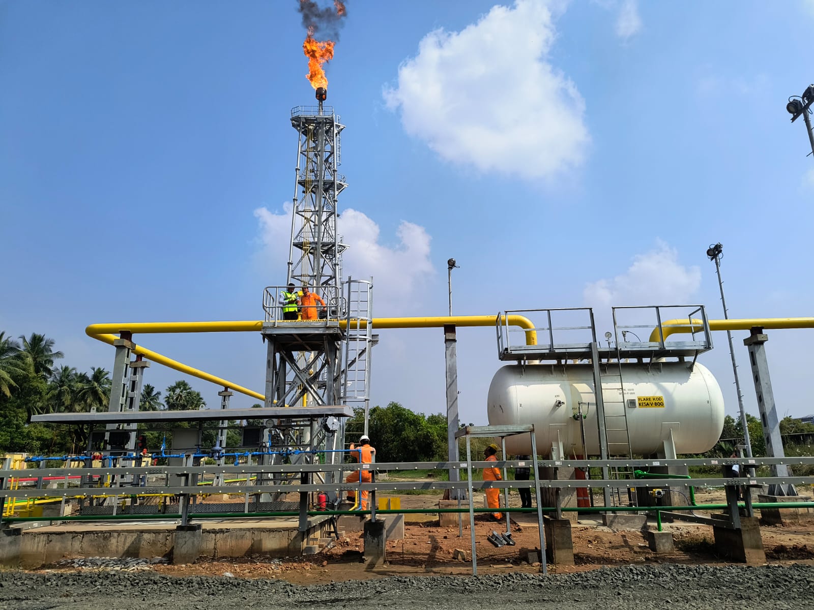 Demountable Flare Stack at ONGC Uran, Mumbai