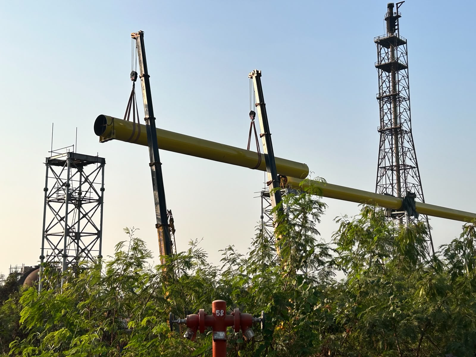 Fabrication and Erection of Structural Steel and Piping Works for Package-110 BARC, Tarapur